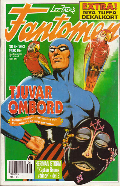 Cover for Fantomen (Semic, 1958 series) #6/1992
