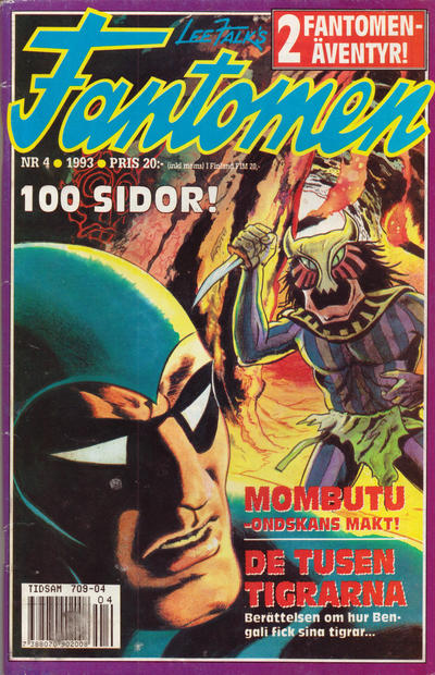 Cover for Fantomen (Semic, 1958 series) #4/1993