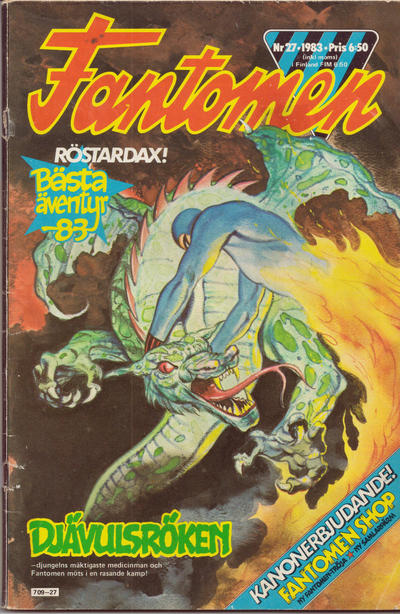 Cover for Fantomen (Semic, 1958 series) #27/1983