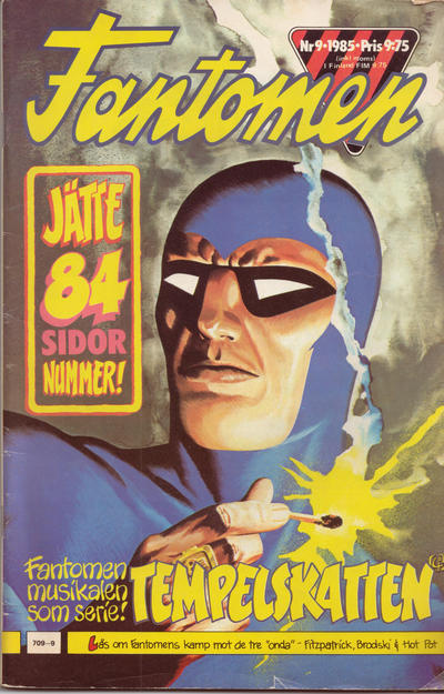 Cover for Fantomen (Semic, 1958 series) #9/1985