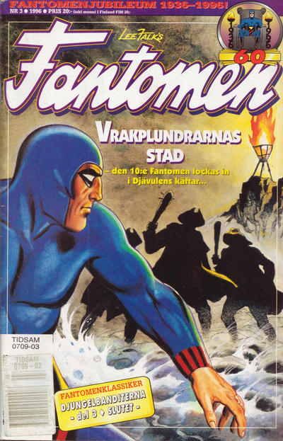 Cover for Fantomen (Semic, 1958 series) #3/1996
