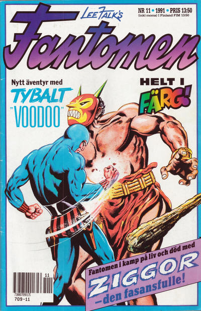 Cover for Fantomen (Semic, 1958 series) #11/1991