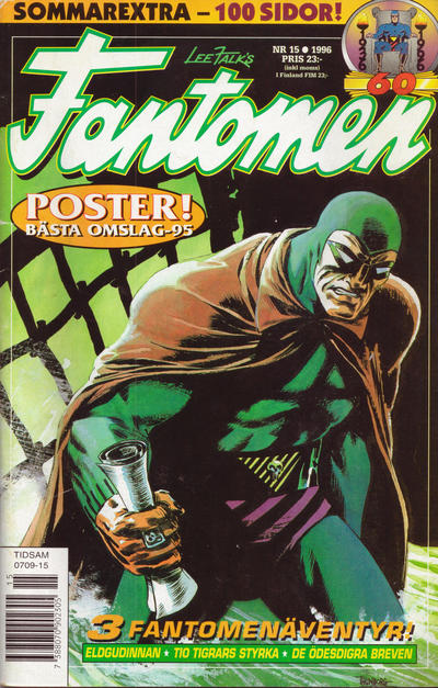 Cover for Fantomen (Semic, 1958 series) #15/1996