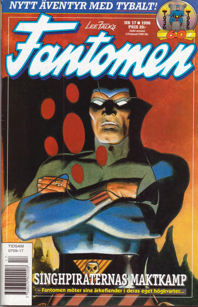 Cover for Fantomen (Semic, 1958 series) #17/1996