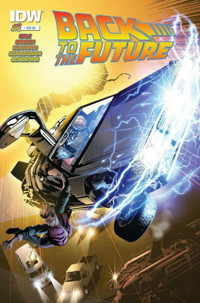 Cover for Back to the Future (IDW, 2015 series) #1 [AOD Collectables Exclusive Cover]
