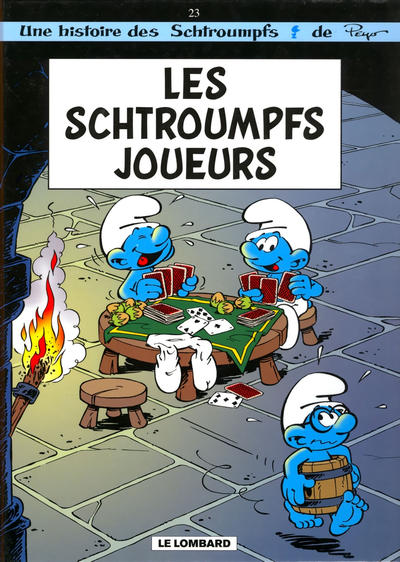 Cover for Les Schtroumpfs (Le Lombard, 1992 series) #23 - Les schtroumpfs joueurs