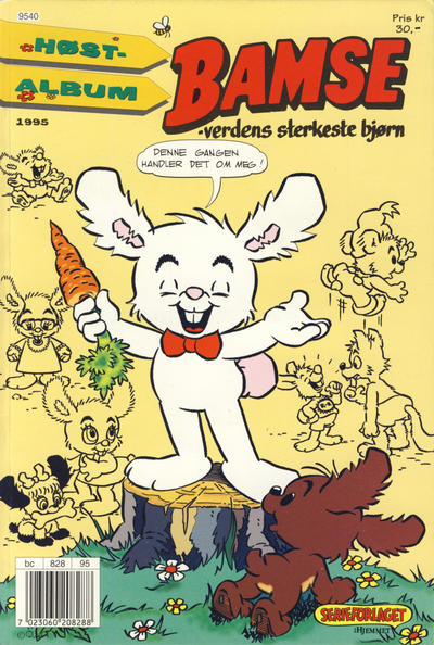 Cover for Bamse Høstalbum (Hjemmet / Egmont, 1995 series) #1995