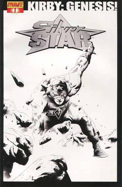Cover for Kirby: Genesis - Silver Star (Dynamite Entertainment, 2011 series) #1 ["Black & White" Retailer Incentive]