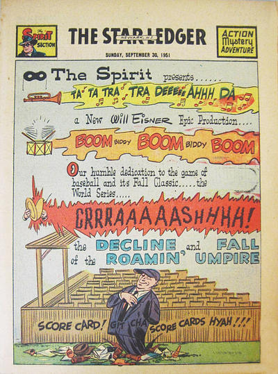 Cover for The Spirit (Register and Tribune Syndicate, 1940 series) #9/30/1951
