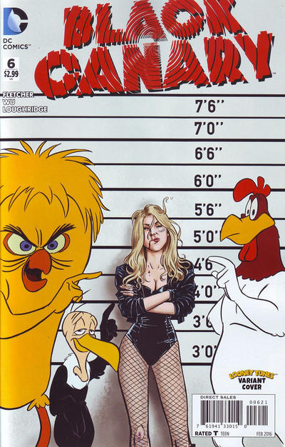 Cover for Black Canary (DC, 2015 series) #6 [Looney Tunes Cover]