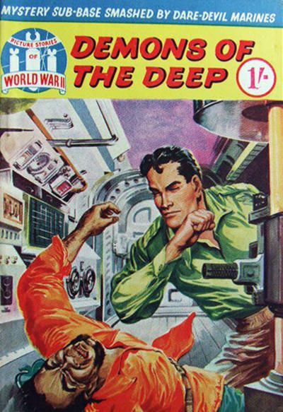 Cover for Picture Stories of World War II (Pearson, 1960 series) #12 - Demons of the Deep