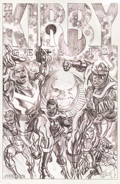 Cover for Kirby: Genesis (Dynamite Entertainment, 2011 series) #4 [Sketch Art Retailer Incentive by Alex Ross]