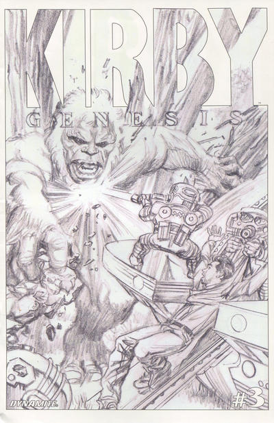Cover for Kirby: Genesis (Dynamite Entertainment, 2011 series) #3 [Sketch Art Retailer Incentive by Alex Ross]
