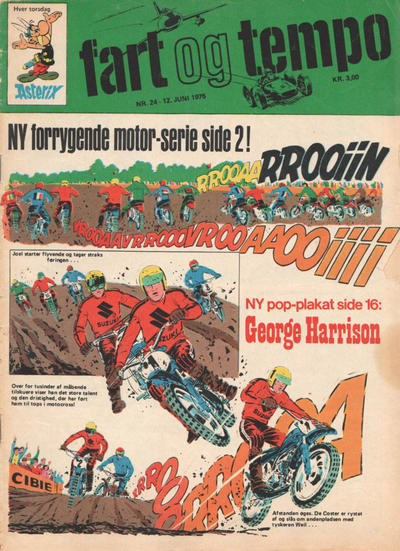 Cover for Fart og tempo (Egmont, 1966 series) #24/1975