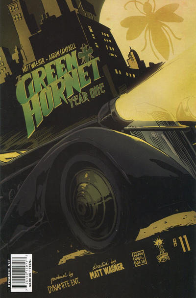 Cover for Green Hornet: Year One (Dynamite Entertainment, 2010 series) #11 [Francesco Francavilla Chase Cover (1-in-10)]