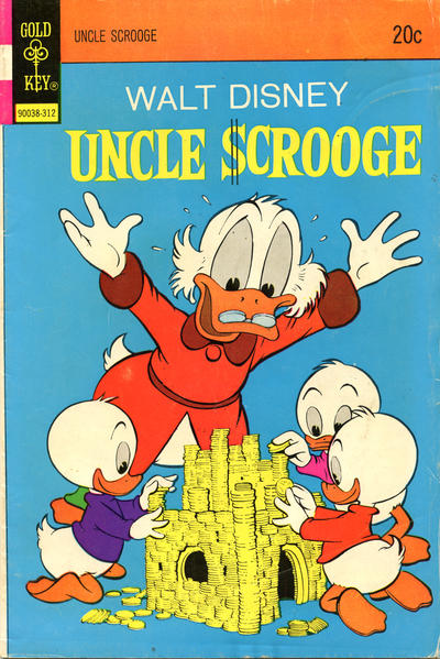 Cover for Walt Disney Uncle Scrooge (Western, 1963 series) #109 [Gold Key - No Fun Catalog]