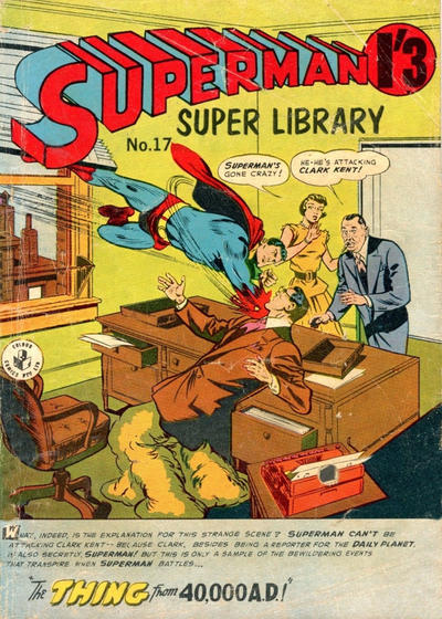 Cover for Superman Super Library (K. G. Murray, 1964 series) #17
