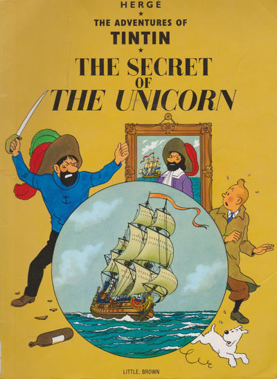 Cover for The Adventures of Tintin (Little, Brown, 1974 series) #[3] - The Secret of the Unicorn