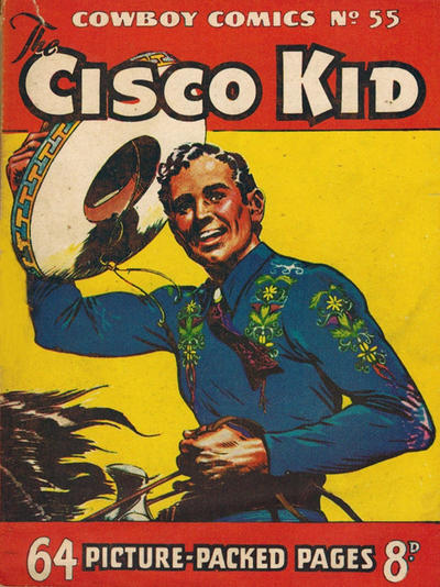 Cover for Cowboy Comics (Amalgamated Press, 1950 series) #55