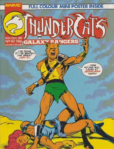 Cover for ThunderCats (Marvel UK, 1987 series) #82