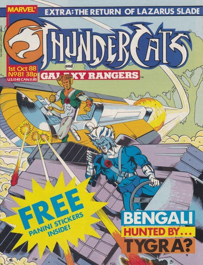 Cover for ThunderCats (Marvel UK, 1987 series) #81