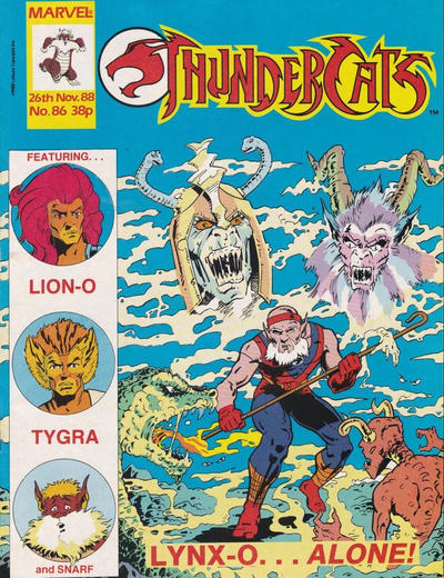 Cover for ThunderCats (Marvel UK, 1987 series) #86