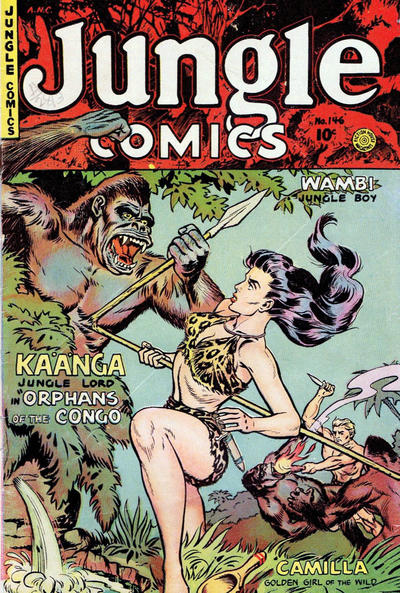Cover for Jungle Comics (Superior, 1951 series) #146