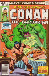Cover Thumbnail for Conan Annual (Marvel, 1973 series) #5 [Newsstand]