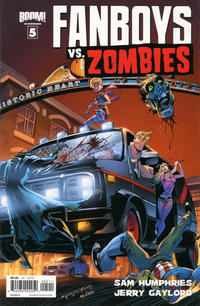 Cover Thumbnail for Fanboys vs. Zombies (Boom! Studios, 2012 series) #5 [Cover A Khary Randolph]