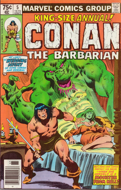 Cover for Conan Annual (Marvel, 1973 series) #5 [Newsstand]