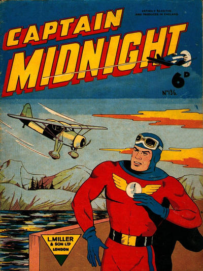 Cover for Captain Midnight (L. Miller & Son, 1950 series) #136
