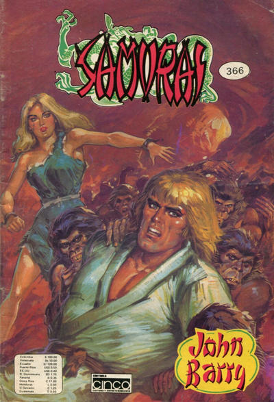 Cover for Samurai (Editora Cinco, 1980 series) #366