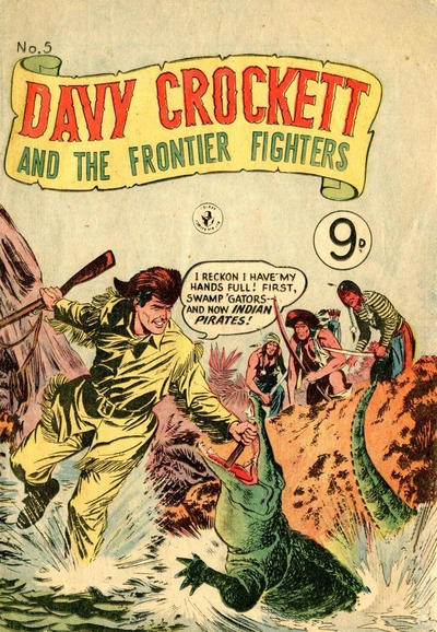 Cover for Davy Crockett and the Frontier Fighters (K. G. Murray, 1955 series) #5