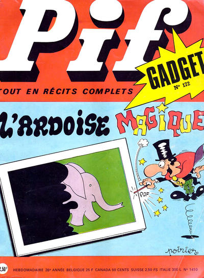 Cover for Pif Gadget (Éditions Vaillant, 1969 series) #172