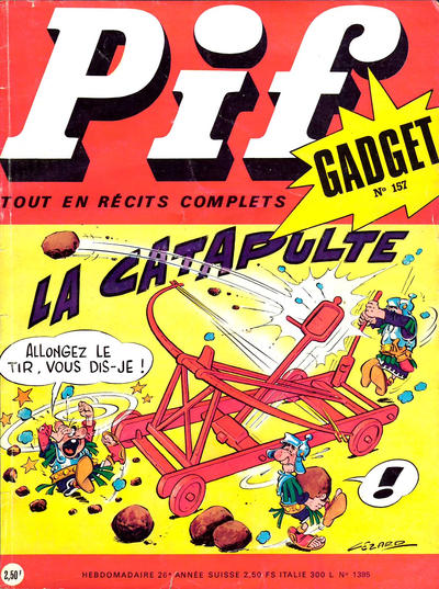 Cover for Pif Gadget (Éditions Vaillant, 1969 series) #157