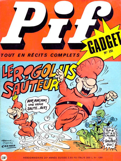 Cover for Pif Gadget (Éditions Vaillant, 1969 series) #151