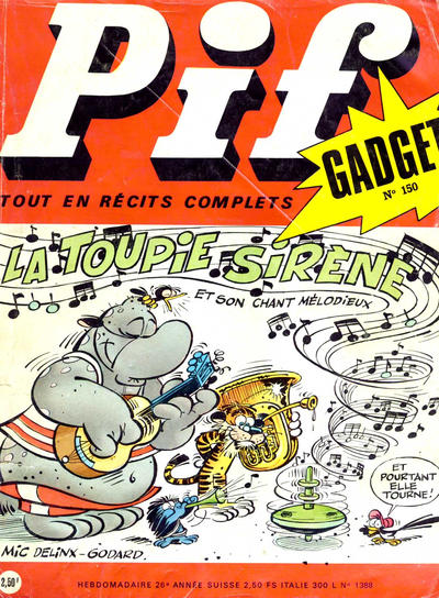 Cover for Pif Gadget (Éditions Vaillant, 1969 series) #150