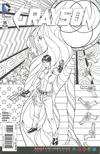 Cover Thumbnail for Grayson (2014 series) #16 [Adult Coloring Book Cover]