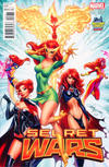 Cover Thumbnail for Secret Wars (2015 series) #9 [Midtown Exclusive J Scott Campbell Variant Cover]