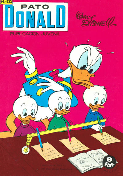 Cover for Pato Donald (Ediciones Recreativas S. A., 1966 series) #222