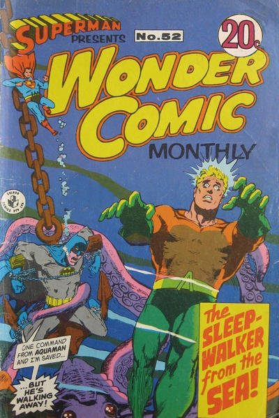 Cover for Superman Presents Wonder Comic Monthly (K. G. Murray, 1965 ? series) #52