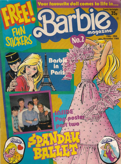 Cover for Barbie (Fleetway Publications, 1985 series) #2