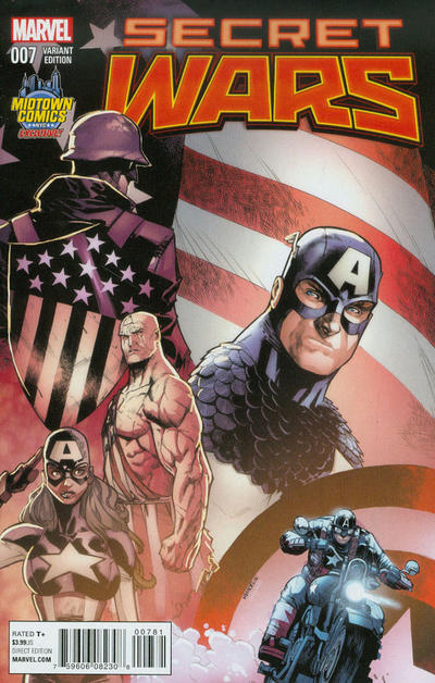 Cover for Secret Wars (Marvel, 2015 series) #7 [Midtown Comics Exclusive Humberto Ramos Variant]