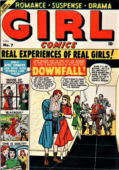 Cover for Girl Comics (Bell Features, 1949 series) #7