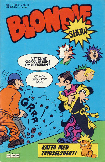 Cover for Blondie (Semic, 1980 series) #1/1983