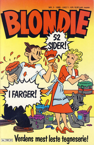 Cover for Blondie (Semic, 1980 series) #1/1985