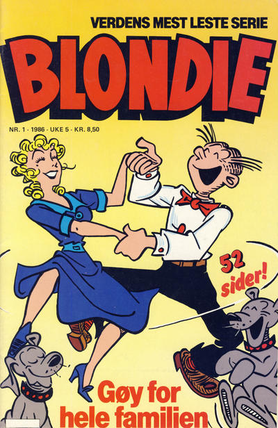 Cover for Blondie (Semic, 1980 series) #1/1986