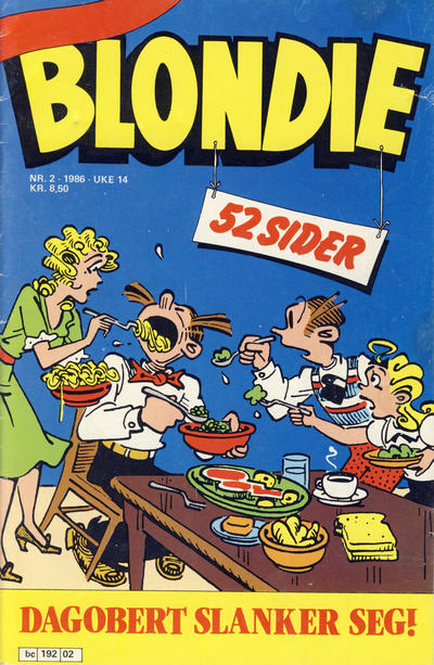Cover for Blondie (Semic, 1980 series) #2/1986