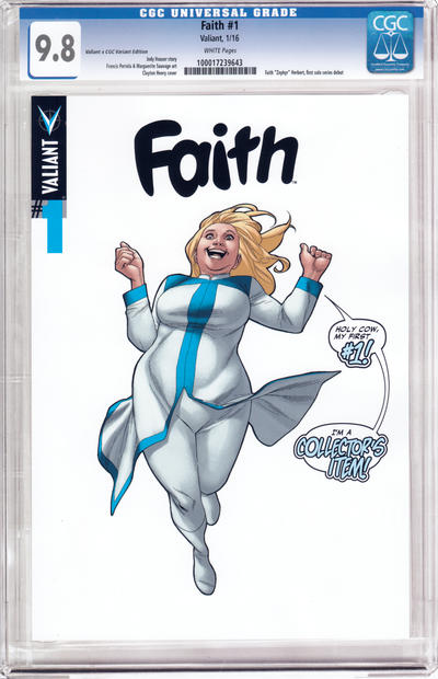 Cover for Faith (Valiant Entertainment, 2016 series) #1 [Cover C - Clayton Henry]