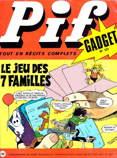 Cover for Pif Gadget (Éditions Vaillant, 1969 series) #173